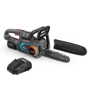 Трион Gardena верижен акумулаторен  с 1 батерия и зарядно, 18 V, 4 Ah, 25 см, 3/8 , 1.1 мм, PowerSaw 250/18V - product - 004 GRD3304