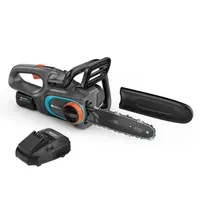 Акумулаторна резачка за дърва Gardena  с 1 батерия и зарядно, 18 V, 4 Ah, 25 см, 3/8 ", 1.1 мм, PowerSaw 250/18V