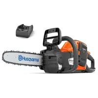 Акумулаторна резачка за дърва Husqvarna  с 1 батерия и зарядно, 36 V, 4 Ah, 30 см, 3/8 ", 1.1 мм, 225i Kit