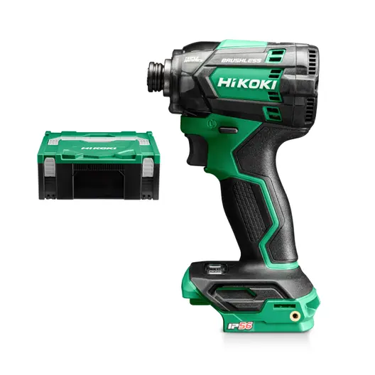 Акумулаторен винтоверт HiKOKI - Hitachi ударен  без батерия и зарядно, 18 V, 210 Nm, 3.5-18 мм, WH18DC