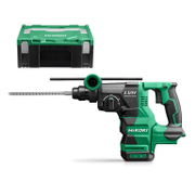 Перфоратор HiKOKI - Hitachi акумулаторен  без батерия и зарядно, SDS-plus, 18 V, 3.2 J, 0-4300 уд./мин, DH1826DA - product - 004 HTC 100