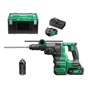 Перфоратор HiKOKI - Hitachi акумулаторен  с 2 батерии и зарядно, SDS-plus, 18 V, 5 Ah, 3.2 J, 0-4300 уд./мин, DH1826DC - product - 004 HTC 119