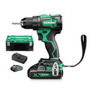 Акумулаторен винтоверт HiKOKI - Hitachi с безчетков двигател  с 2 батерии и зарядно, 18 V, 4 Ah, 70 Nm, 1.5-13 мм, DS18DE - product - 004 HTC 123