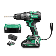 Акумулаторен винтоверт HiKOKI - Hitachi ударен  с 2 батерии и зарядно, 18 V, 4 Ah, 140 Nm, 1.5-13 мм, DV18DC - product - 004 HTC 134