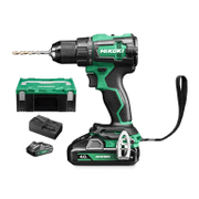 Акумулаторен винтоверт HiKOKI - Hitachi ударен  с 2 батерии и зарядно, 18 V, 4 Ah, 70 Nm, 1.5-13 мм, DV18DE - product - 004 HTC 131