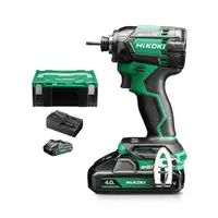 Акумулаторен винтоверт HiKOKI - Hitachi ударен  с 2 батерии и зарядно, 18 V, 4 Ah, 210 Nm, 3.5-18 мм, WH18DC