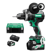 Акумулаторна бормашина HiKOKI - Hitachi  2 батерии и зарядно, 36 V, 155 Nm, 0-550/0-2200 об./мин, 1.5-13 мм, DS36DC - product - 004 HTC 152