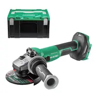 Акумулаторен ъглошлайф HiKOKI - Hitachi  без батерия и зарядно, 36 V, 125 мм, 3200-10 000 об./мин, G3613DVE