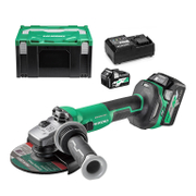 Акумулаторен ъглошлайф HiKOKI - Hitachi  с 2 батерии и зарядно, 36 V, 2.5 Ah, 150 мм, 3200-8000 об./мин, G3615DVE - product - 004 HTC 194