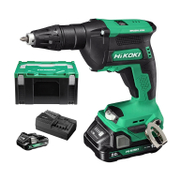 Акумулаторен винтоверт HiKOKI - Hitachi с безчетков двигател за сухо строителство  с 2 батерии и зарядно, 18 V, 2 Ah, 1/4, шестостен, W18DA - product - 004 HTC 208