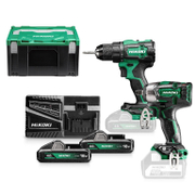 Комплект акумулаторни инструменти HiKOKI - Hitachi  с 2 батерии и зарядно, DS18DE, WR18DBDL2, 18 V, 4 Ah, KC18DEWFZ - product - 004 HTC 231