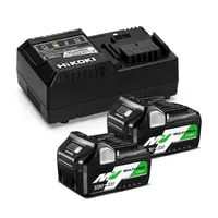 Акумулаторна батерия HiKOKI - Hitachi Li-Ion със зарядно у-во  36/18 V, 2.5/5 Ah, 2 бр., UC18YSL3-WEZ