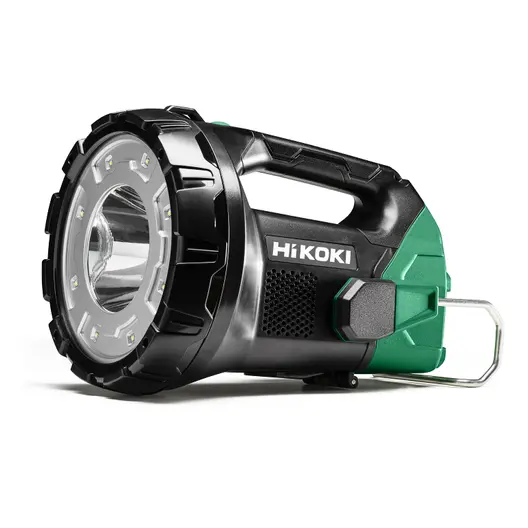 LED фенер HiKOKI - Hitachi акумулаторен ръчен  без батерия и зарядно, 14.4/18 V, Li-Ion, 2500 lm, 54 IP, UB18DA