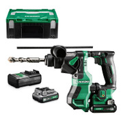 Перфоратор HiKOKI - Hitachi акумулаторен  с 2 батерии и зарядно, SDS-plus, 12 V, 4 Ah, 1.2 J, 0-5500 уд./мин, DH12DD - product - 004 HTC1879