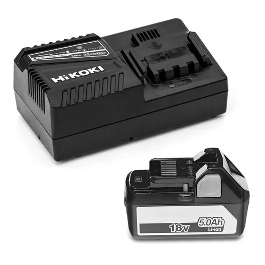 Акумулаторна батерия HiKOKI - Hitachi Li-Ion със зарядно у-во  18 V, 5 Ah, 1 бр., UC18YFSL-WAZ