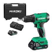 Акумулаторен винтоверт HiKOKI - Hitachi с колекторен двигател  с 2 батерии и зарядно, 18 V, 2 Ah, 50 Nm, 1.5-13 мм, DS18DA - product - 004 HTC2402