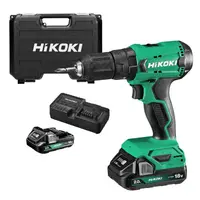 Акумулаторен винтоверт HiKOKI - Hitachi ударен  с 2 батерии и зарядно, 18 V, 2 Ah, 50 Nm, 2-13 мм, DV18DA-WCZ