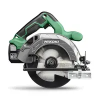 Акумулаторен ръчен циркуляр HiKOKI - Hitachi  с 2 батерии и зарядно, 18 V, 5 Ah, 165 мм, 4300 об./мин, C1806DUM-WPZ
