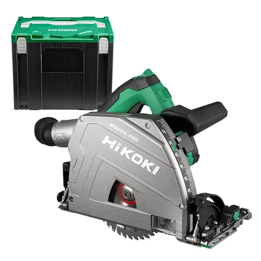 Акумулаторен ръчен циркуляр HiKOKI - Hitachi  без батерия и зарядно, 36 V, ф 165 мм, 2500-5200 об./мин, C3606DPA-W2Z