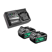 Акумулаторна батерия HiKOKI - Hitachi Li-Ion със зарядно у-во  18 V, 5 Ah, 2 бр., UC18YSL3-WKZ - product - 004 HTC3068