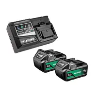 Акумулаторна батерия HiKOKI - Hitachi Li-Ion със зарядно у-во  18 V, 5 Ah, 2 бр., UC18YSL3-WKZ
