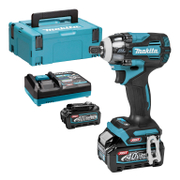 Акумулаторен гайковерт Makita с безчетков двигател  с 2 батерии и зарядно, 40 V, 2.5 Ah, 350 Nm, 1/2 , квадрат, TW005GD201 - product - 004 MKT 102