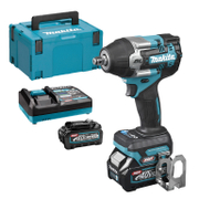 Акумулаторен гайковерт Makita с безчетков двигател  с 2 батерии и зарядно, 40 V, 2.5 Ah, 1/2 , квадрат, TW007GD201 - product - 004 MKT 103