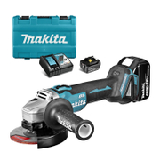 Акумулаторен ъглошлайф Makita  с 2 батерии и зарядно, 18 V, 5 Ah, 125 мм, 8500 об./мин, DGA504RTE - product - 004 MKT 279