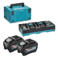 Акумулаторна батерия Makita Li-Ion със зарядно у-во  40 V, 5 Ah, 2 бр., 191U13-9