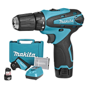 Акумулаторен винтоверт Makita с колекторен двигател  с 2 батерии и зарядно, 10.8 V, 1.3 Ah, 24 Nm, 0.8-10 мм, DF330DWE - product - 004 MKT 293