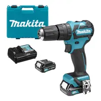 Акумулаторен винтоверт Makita ударен  с 2 батерии и зарядно, 12 V, 1.5 Ah, 35 Nm, 0.8-10 мм, HP332DWYE