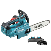 Трион Makita верижен акумулаторен  с 2 батерии и зарядно, 2x18 V, 5 Ah, 25 см, 3/8 , DUC256PT2 - product - 004 MKT 377