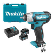 Акумулаторен гайковерт Makita с колекторен двигател  с 2 батерии и зарядно, 12 V, 4 Ah, 60 Nm, квадрат, 1/4, TW060DSME - product - 004 MKT 371