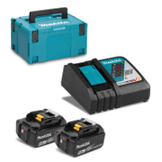 Акумулаторна батерия Makita Li-Ion със зарядно у-во  18 V, 6 Ah, 2 бр., 198116-4 - product - 004 MKT 387