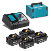 Акумулаторна батерия Makita Li-Ion със зарядно у-во  18 V, 6 Ah, 4 бр., 198140-7 - product - 004 MKT 392