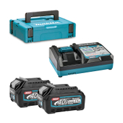 Акумулаторна батерия Makita Li-Ion със зарядно у-во  40 V, 2.5 Ah, 2 бр., 191V27-4 - product - 004 MKT 404
