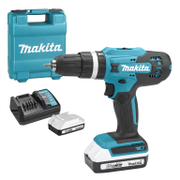 Акумулаторен винтоверт Makita ударен  с 2 батерии и зарядно, 18 V, 2 Ah, 42 Nm, 1.5-13 мм, HP488DWAE - product - 004 MKT 459