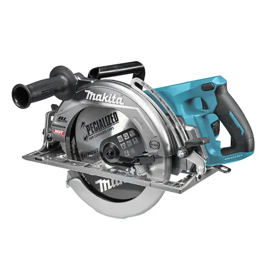 Акумулаторен ръчен циркуляр Makita  без батерия и зарядно, 40 V, ф 260 мм, 4000 об./мин, RS002GZ
