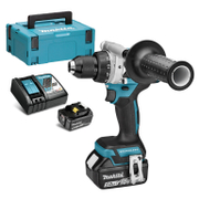 Акумулаторна бормашина Makita  с 2 батерии и зарядно, 18 V, 5 Ah, 130 Nm, 0-550/0-2100 об./мин, 1.5-13 мм, DDF486RTJ - product - 004 MKT 478