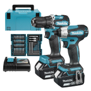 Комплект акумулаторни инструменти Makita  с 2 батерии и зарядно, DDF487, DTD157, 18 V, 3 Ah, DLX2423JX4 - product - 004 MKT 497