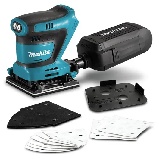 Акумулаторен виброшлайф Makita  без батерия и зарядно, 18 V, 22 000-28 000 хода/мин, 114х140 мм, DBO480Z