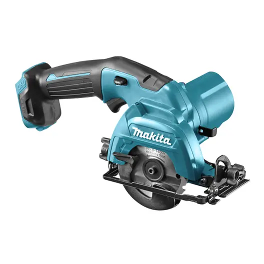 Акумулаторен ръчен циркуляр Makita  без батерия и зарядно, 12 V, ф 85 мм, 0-1500 об./мин, 0-45 °, HS301DZ