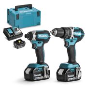 Комплект акумулаторни инструменти Makita  с 3 батерии и зарядно, DDF482, DTD152, 18 V, 5 Ah, DLX2127TJ1 - product - 004 MKT 691