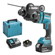 Перфоратор Makita акумулаторен  с 2 батерии и зарядно, SDS-plus, 18 V, 5 Ah, 1.7 J, 0-5000 уд./мин, DHR182RTJ - product - 004 MKT 716