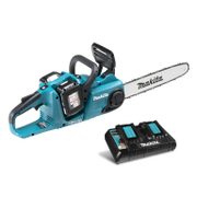 Трион Makita верижен акумулаторен  с 2 батерии и зарядно, 18 V, 6 Ah, 35 см, 3/8 , DUC353PG2 - product - 004 MKT 711