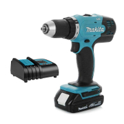 Акумулаторен винтоверт Makita с колекторен двигател  с 1 батерия и зарядно, 18 V, 1.5 Ah, 42 Nm, 1.5-13 мм, DDF453SYX5 - product - 004 MKT 713