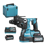 Перфоратор Makita акумулаторен  с 2 батерии и зарядно, SDS-plus, 40 V, 4 Ah, 2 J, 0-5000 уд./мин, HR001GM201 - product - 004 MKT 747