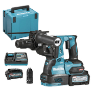 Перфоратор Makita акумулаторен  с 2 батерии и зарядно, SDS-plus, 40 V, 4 Ah, 2.9 J, 0-5000 уд./мин, HR002GM201 - product - 004 MKT 748