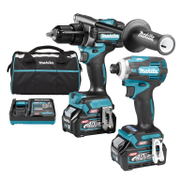 Комплект акумулаторни инструменти Makita  с 2 батерии и зарядно, TD001G, HP001G, 40 V, 4 Ah, DK0114G201 - product - 004 MKT 766