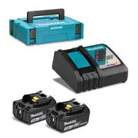 Акумулаторна батерия Makita Li-Ion със зарядно у-во  18 V, 3 Ah, 2 бр.